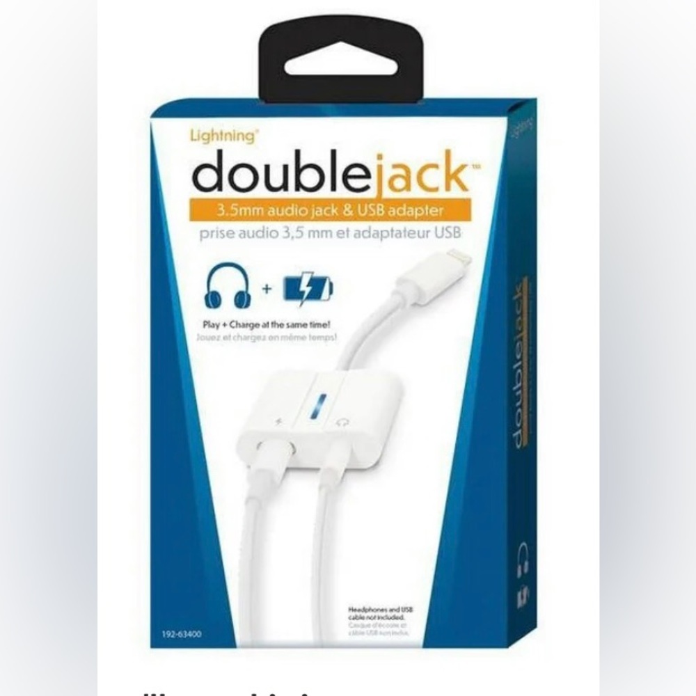Lynco Double Jack for Apple Headphone Adapter
3.5mm to 8-pin adapter